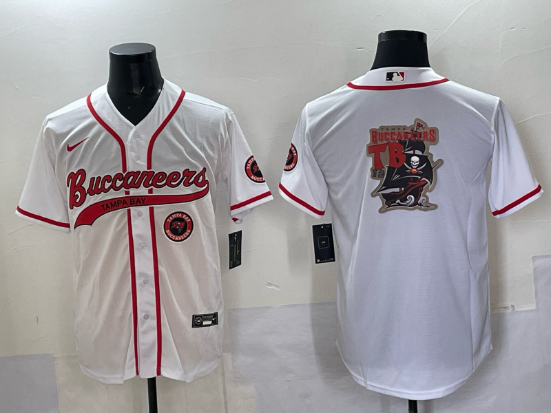 Men Tampa Bay Buccaneers blank white 2025 Nike NFL JERSEY 003